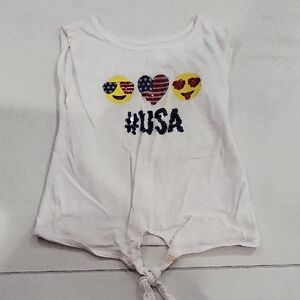 Place White Tank Top with Emoji Design